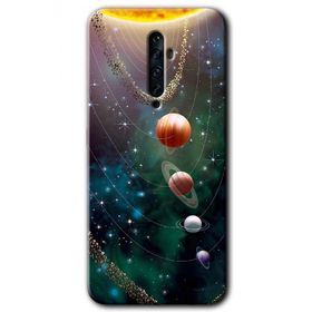 Oppo Reno 2Z Cosmos Baskılı Uyumlu Silikon Kılıf