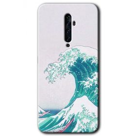 Oppo Reno 2Z Dalga Baskılı Uyumlu Silikon Kılıf