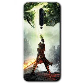 Oppo Reno 2Z Dragon Hunter Baskılı Uyumlu Silikon Kılıf