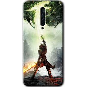 Oppo Reno 2Z Dragon Hunter Baskılı Uyumlu Silikon Kılıf