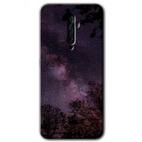Oppo Reno 2Z Gece Galaksi Baskılı Uyumlu Silikon Kılıf