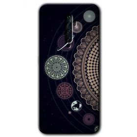 Oppo Reno 2Z Gezegen Döngüsü Baskılı Uyumlu Silikon Kılıf