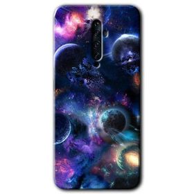 Oppo Reno 2Z Gezegen Karışımı Baskılı Uyumlu Silikon Kılıf