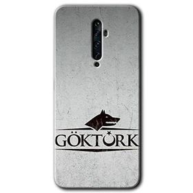 Oppo Reno 2Z Göktürk Baskılı Uyumlu Silikon Kılıf