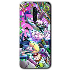 Oppo Reno 2Z Graffiti Çizgi Film Baskılı Uyumlu Silikon Kılıf