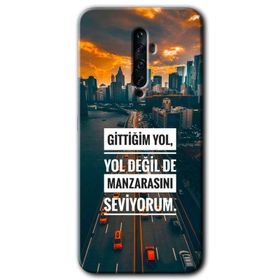 Oppo Reno 2Z Graffiti Çizgi Film Baskılı Uyumlu Silikon Kılıf