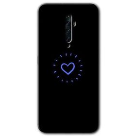 Oppo Reno 2Z Heart Strokes Baskılı Uyumlu Silikon Kılıf