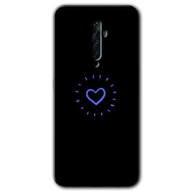 Oppo Reno 2Z Heart Strokes Baskılı Uyumlu Silikon Kılıf