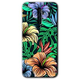 Oppo Reno 2Z Hibiscus Flowers Baskılı Uyumlu Silikon Kılıf
