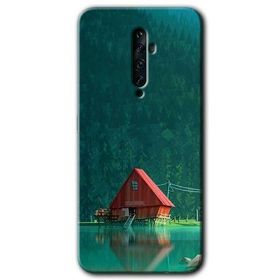 Oppo Reno 2Z House In Woods Baskılı Uyumlu Silikon Kılıf