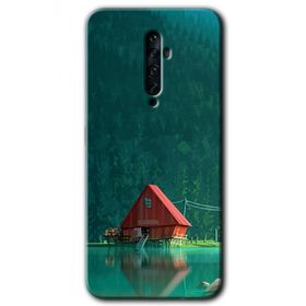 Oppo Reno 2Z House In Woods Baskılı Uyumlu Silikon Kılıf