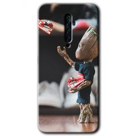 Oppo Reno 2Z I am Groot Baskılı Uyumlu Silikon Kılıf