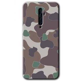 Oppo Reno 2Z Kamuflaj 11 Baskılı Uyumlu Silikon Kılıf