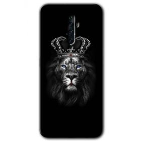 Oppo Reno 2Z King Lion Baskılı Uyumlu Silikon Kılıf