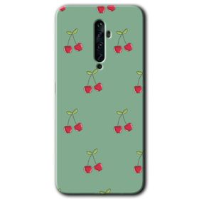 Oppo Reno 2Z Kiraz Berry Baskılı Uyumlu Silikon Kılıf