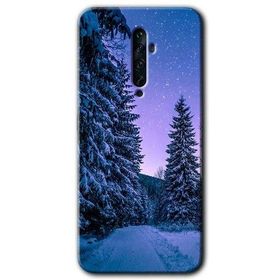 Oppo Reno 2Z Kış Manzarası Baskılı Uyumlu Silikon Kılıf