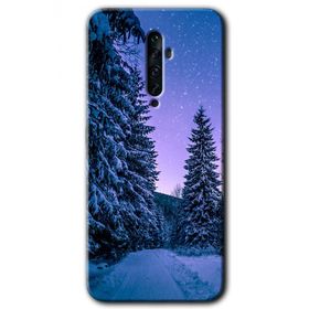 Oppo Reno 2Z Kış Manzarası Baskılı Uyumlu Silikon Kılıf