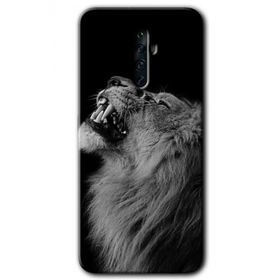 Oppo Reno 2Z Lion Baskılı Uyumlu Silikon Kılıf