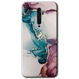 Oppo Reno 2Z Liquid Mermer Baskılı Uyumlu Silikon Kılıf