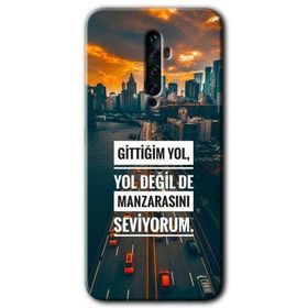 Oppo Reno 2Z Manzara Seviyorum Baskılı Uyumlu Silikon Kılıf