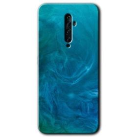 Oppo Reno 2Z Mavi Aura Baskılı Uyumlu Silikon Kılıf