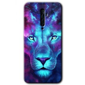 Oppo Reno 2Z Neon Lion Baskılı Uyumlu Silikon Kılıf
