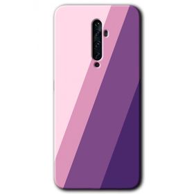 Oppo Reno 2Z Oblique Baskılı Uyumlu Silikon Kılıf