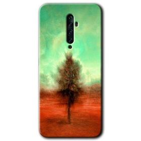 Oppo Reno 2Z Outlines Paint Baskılı Uyumlu Silikon Kılıf