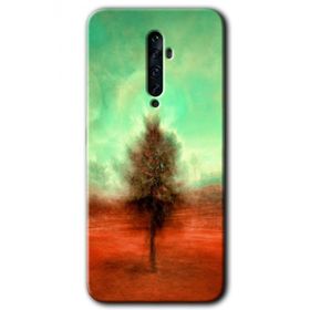 Oppo Reno 2Z Outlines Paint Baskılı Uyumlu Silikon Kılıf