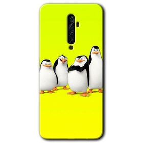 Oppo Reno 2Z Penguenler Baskılı Uyumlu Silikon Kılıf