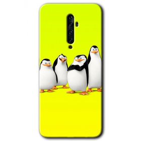 Oppo Reno 2Z Penguenler Baskılı Uyumlu Silikon Kılıf