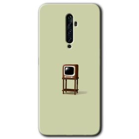 Oppo Reno 2Z Retro TV Baskılı Uyumlu Silikon Kılıf