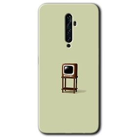 Oppo Reno 2Z Retro TV Baskılı Uyumlu Silikon Kılıf