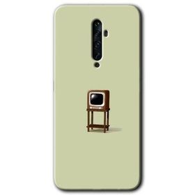 Oppo Reno 2Z Retro TV Baskılı Uyumlu Silikon Kılıf