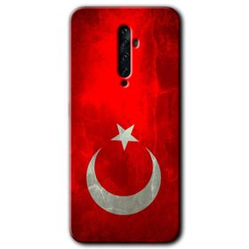 Oppo Reno 2Z Siyah Mermer Desenli Y Harfi Baskılı Uyumlu Silikon Kılıf