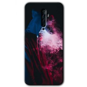 Oppo Reno 2Z Smoke Man Baskılı Uyumlu Silikon Kılıf