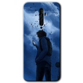 Oppo Reno 2Z Sonbahar Yalnızlığı Baskılı Uyumlu Silikon Kılıf