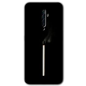 Oppo Reno 2Z Sönmüş Kibrit Baskılı Uyumlu Silikon Kılıf
