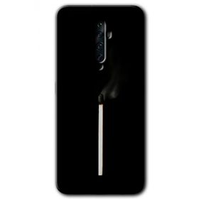 Oppo Reno 2Z Sönmüş Kibrit Baskılı Uyumlu Silikon Kılıf