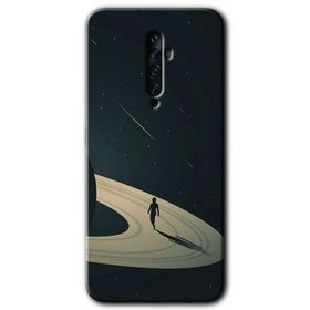 Oppo Reno 2Z Space Planet Baskılı Uyumlu Silikon Kılıf