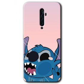 Oppo Reno 2Z Stitch Baskılı Uyumlu Silikon Kılıf