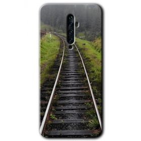 Oppo Reno 2Z Tren Yolu Baskılı Uyumlu Silikon Kılıf
