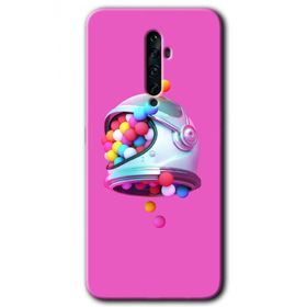 Oppo Reno 2Z Uzay Başlığı Baskılı Uyumlu Silikon Kılıf