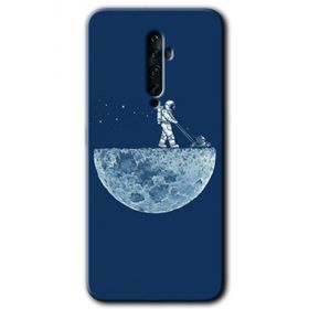Oppo Reno 2Z Uzay İşçisi Baskılı Uyumlu Silikon Kılıf