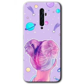 Oppo Reno 2Z Uzaylı Kız Baskılı Uyumlu Silikon Kılıf