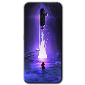 Oppo Reno 2Z Wanderer Silhouette Baskılı Uyumlu Silikon Kılıf