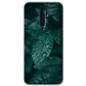 Oppo Reno 2Z Yağmurlu Yaprak Baskılı Uyumlu Silikon Kılıf