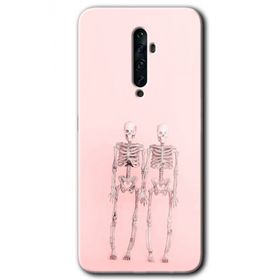 Oppo Reno 2Z Yaşayan Çift Baskılı Uyumlu Silikon Kılıf
