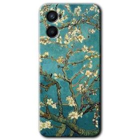 Oppo Reno 3 Almond Blossom Baskılı Uyumlu Silikon Kılıf