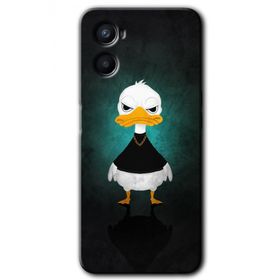 Oppo Reno 3 Angry Duck Baskılı Uyumlu Silikon Kılıf